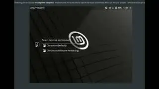 Linux Mint Cinnamon Plasma Desktop With Global Menu