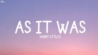 Harry Styles - As It Was (Lyrics) (Loop Video)