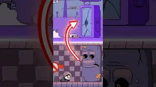 This Pizza Tower Levels IS HARD! 📺 TV Land [Pizza Tower AFOM Mods] #pizzatowershorts