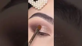 Shimmery eye makeup for wedding/reception.        #eyemakeup #eyeshadow #pinterest
