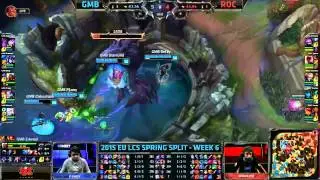 [Highlights] Gambit Gaming vs ROCCAT EU LCS Spring 2015 W6D2   GMB vs ROC