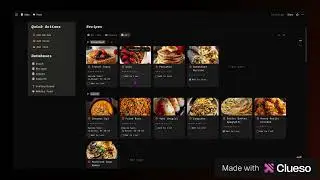 Notion Food Planner Template Walkthrough