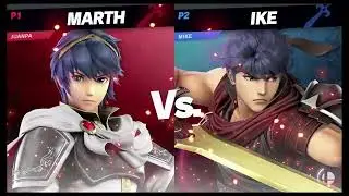 Super Smash Bros. Ultimate Marth vs Ike Gameplay HD