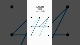 44 pattern lock 🔐 | 44 password 🔑 #44patternlock #patterns