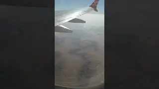 Plane Running in the Sky Beautiful View enjoy