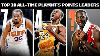Top 10 NBA Playoffs Points Leaders Of All Time