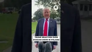 NATO on edge: Trump reacts to Russian drones in Poland #usa