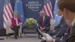 #EUatDavos Von der Leyen and Trump fine tune EU-US transatlantic relations in Davos #WEF20