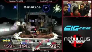 NP 15 - Idris & Chuuper vs Bwar & Young - Doubles WB