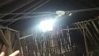 Trying to straighten an old barn
