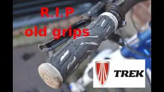 Installing mountainbike hand  grips (trek 4300)