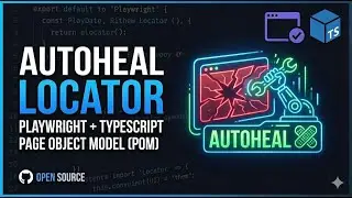 Auto-Heal Locators in Playwright (TypeScript) | AI-Powered Self-Healing Test Automation #autohealing