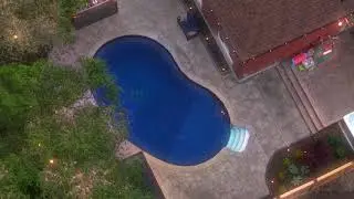Backyard makeover, including pool, interlocking, BBQ station, Pergola and trough drain