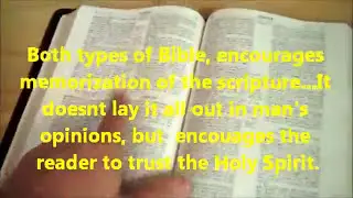 LCBP KJV 290 Series compared to  KJV Thompson Chain Reference Bible.