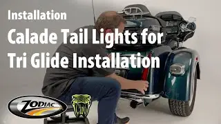 Calade Tail Lights for Tri Glide Installation