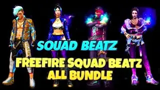 Freefire x squad Beatz all bundles|| Upcoming all bundle squad Beatz || Garena Free Fire🔥