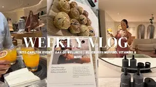 I GOT INVITED TO RITZ CARLTON'S NEW SPA UNVEIL| DAY OF WELLNESS| GET READY WITH ME| PERFECT MUFFINS