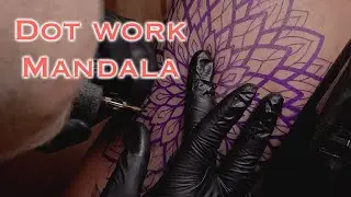 MANDALA TATTOO \ dotwork tattoo process