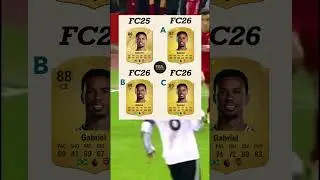 Gabriel FC26 Rating? 🔥 fifa #fifa25 #fc25 #eafc25 #fifa26 fc26prediction #eafc26 #fc26 #eafc
