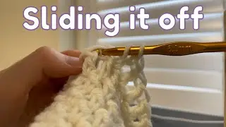 A new technique for crocheting! | Adaptive Crocheting with One Hand
