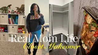 Real Mom Life | Running Errands, Kids’ Room Organization, Basketball & Dinner