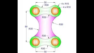 AutoCAD Practice Exercise 2  - 