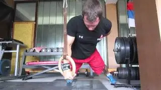1 arm pushup - Ring strength