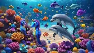 Seven Singing Seahorses Rhyme a Song | Ocean Rhyming Song for Kids | Fun Preschool Learning