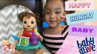 Baby Alive Happy Hungry Baby| Cute Talking Doll that Eats, Drinks and goes Potty!