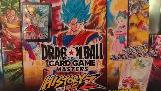 Pulling Serialized card Dragon Ball Super History of Z!