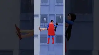 Kisses superman😘 | Funny animation | Comedy animation  #shorts