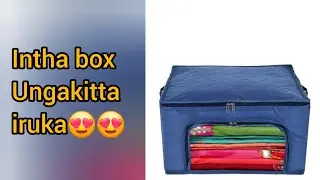 🥳💥Amazon homestrap saree cover bag haul|dress organizer💥🥳👌review in tamil