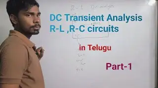 DC transient analysis R-L,R-C Growth circuits