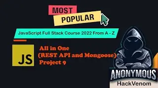 All in One (REST API and Mongoose)Project 9 -| JavaScript Operators | @HackVenom1