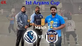 Animals Overpowers Tigers | Team Animals vs Delhi Tigers | Full Highlights Match 5 - 1st Aryans Cup