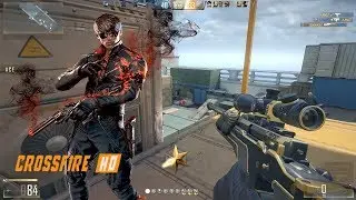 CrossFire HD CFHD - AWM Gold Wing vs MOS Dragon Character Gameplay Test - CBT2 2019