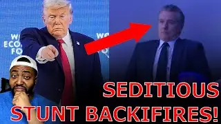 Trump HUMILIATES ANGRY Gavin Newsom On World Stage At Davos As SEDITIOUS Stunt BACKFIRES!