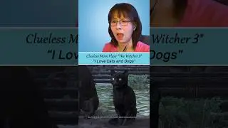 Я люблю кошек и собак... даже привидение 👻/ 58-летняя бестолковая мама играет в &laquo;Ведьмака 3&raquo; #кор...