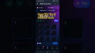 Onus Tap Tap Daily Code 3 October | Onus Tap Tap Today Code #onustaptap #dailycode #airdrop #mining