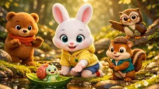 Dewdrop Leaf‑Boat Rescue 🌿 Cozy Forest Adventure | Mossy Grove Friends | Kids Story with Fun|