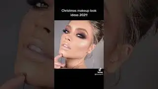 Christmas makeup look ideas 2021! Eyeshadow Christmas looks TikTok video!
