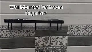 Self Adhesive Aluminium Wall Mounted Bathroom Organiser 