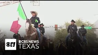 Stock Show & Rodeo parade rolls on as bundled‑up crowds pack Cowtown