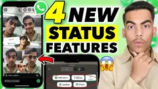 4 New WhatsApp Status Features 2025 | 4 WhatsApp Status Updates | WhatsApp Sticker Update
