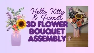 Assembly and Review of Sanrio Hello Kitty and Friends 3D Wooden Flower Bouquet Puzzle
