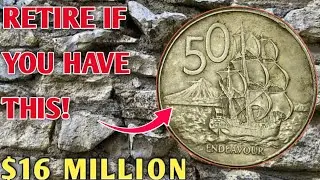 2018 New Zealand 50 Cent Coin  Kiwi Reverse Design