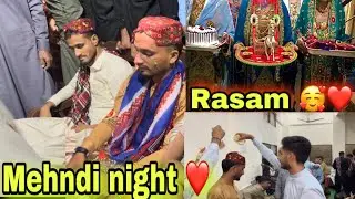 Mehndi night 🥰 / balochi rasam / balochi dewan 