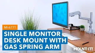 Full Motion Single Monitor Desk Mount |  MI-6671  ( Features)