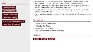 How to Create a Election Assistant Resume in 2 Mins | ResumeGemini