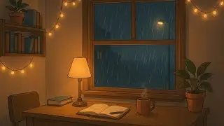 1 Hour Study With Me 📚 | Cozy Desk & Rain 🌧️ Window Ambience | No Talking, Pure Focus